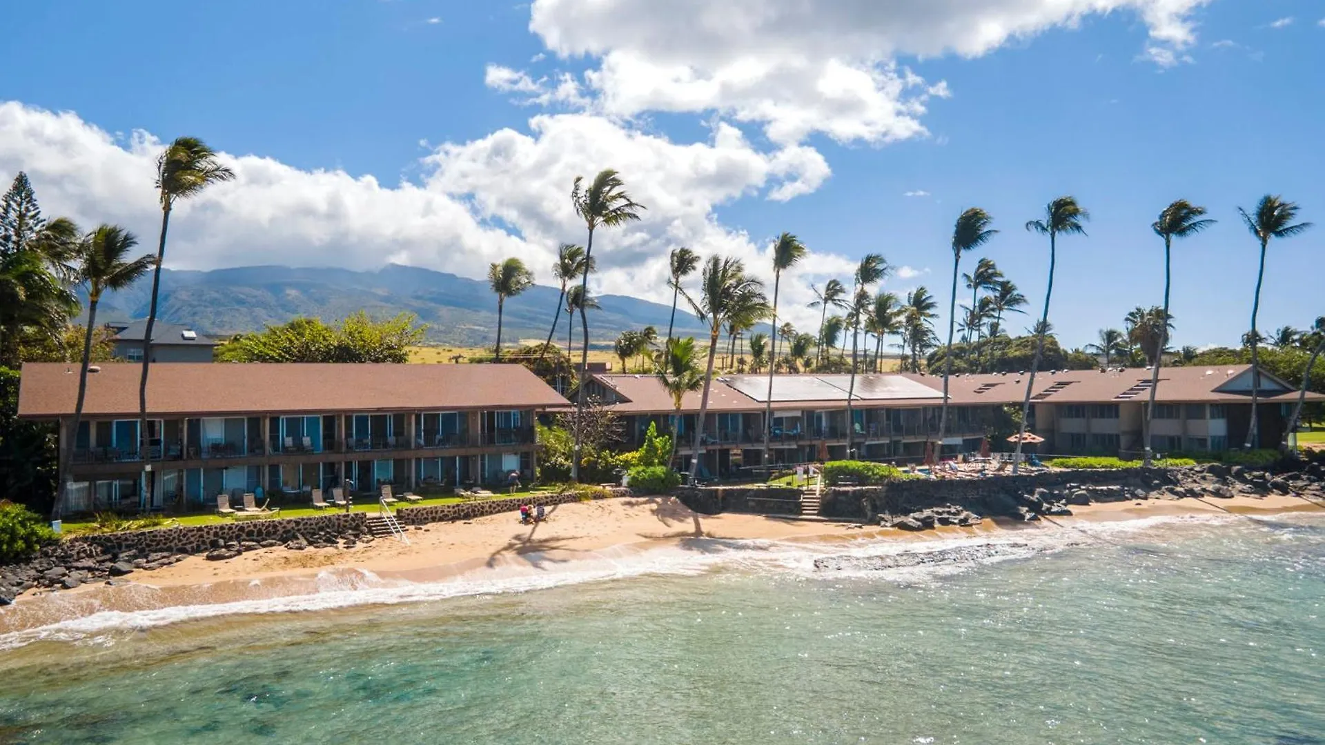 Vakantiehuis Modern Oceanfront Beach Hale Kai 1Bed Kahana