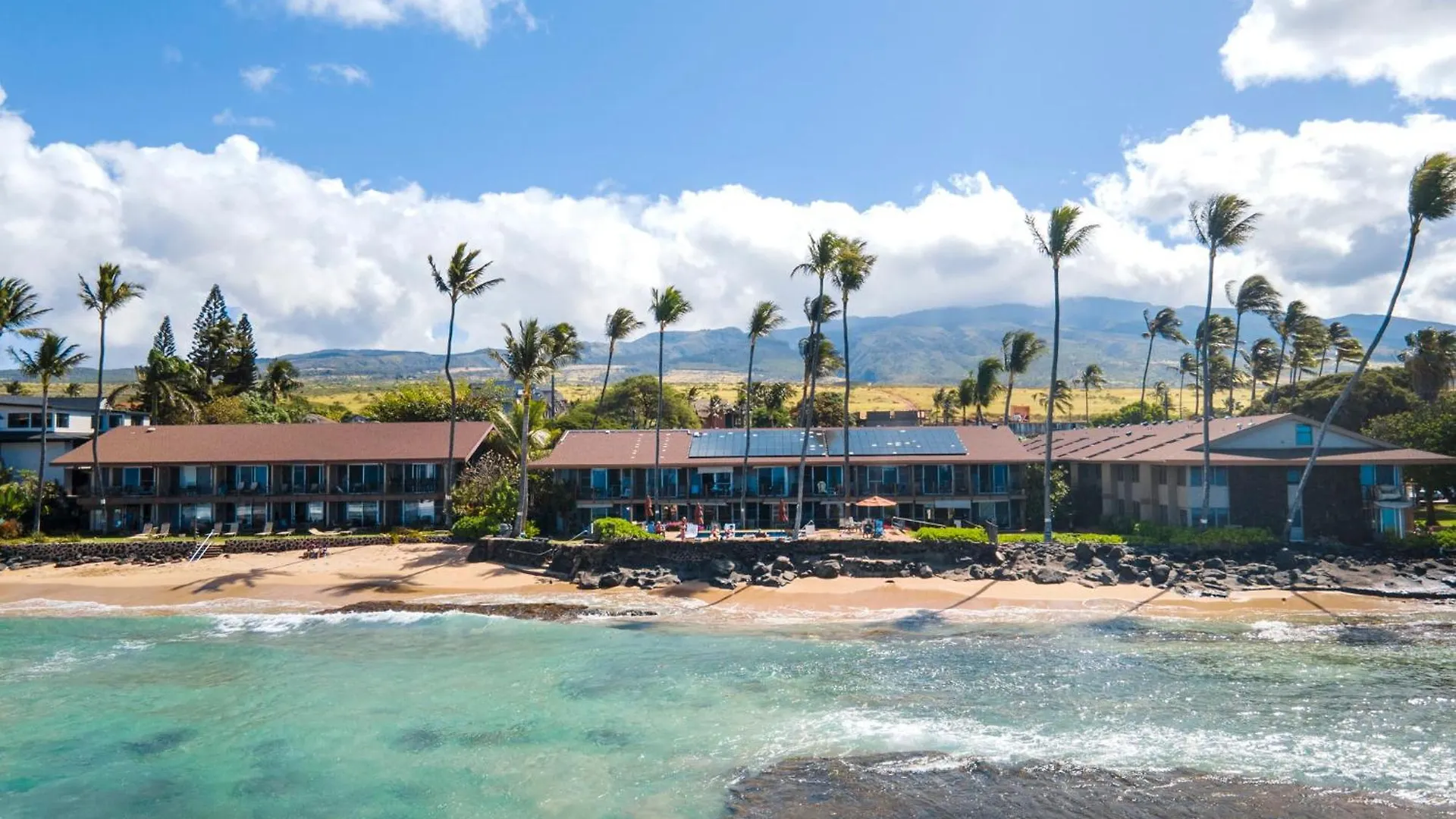 Modern Oceanfront Beach Hale Kai 1Bed Kahana Vakantiehuis