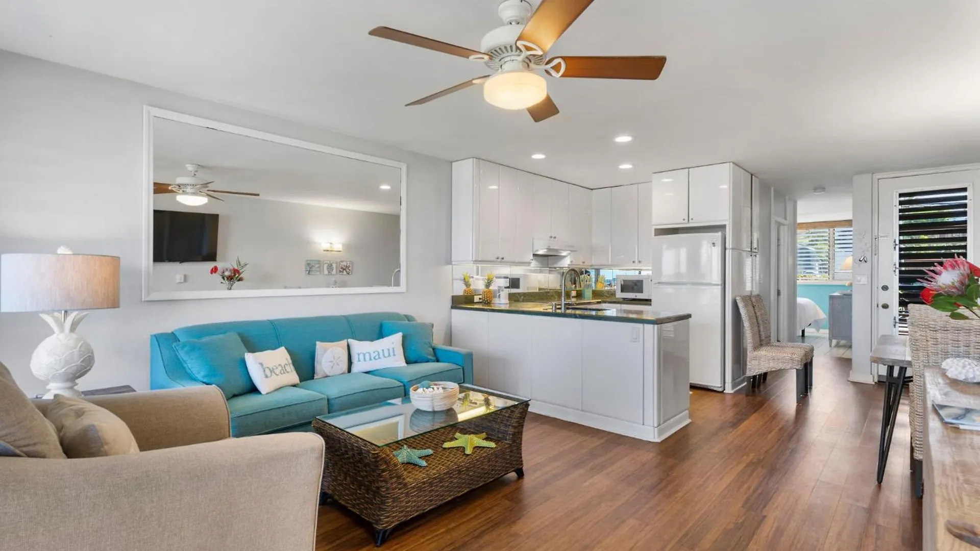 Modern Oceanfront Beach Hale Kai 1Bed Kahana